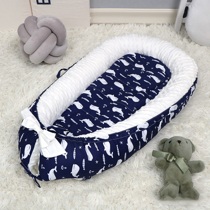Household Baby Bed Bubble Fleece Bedding Kit