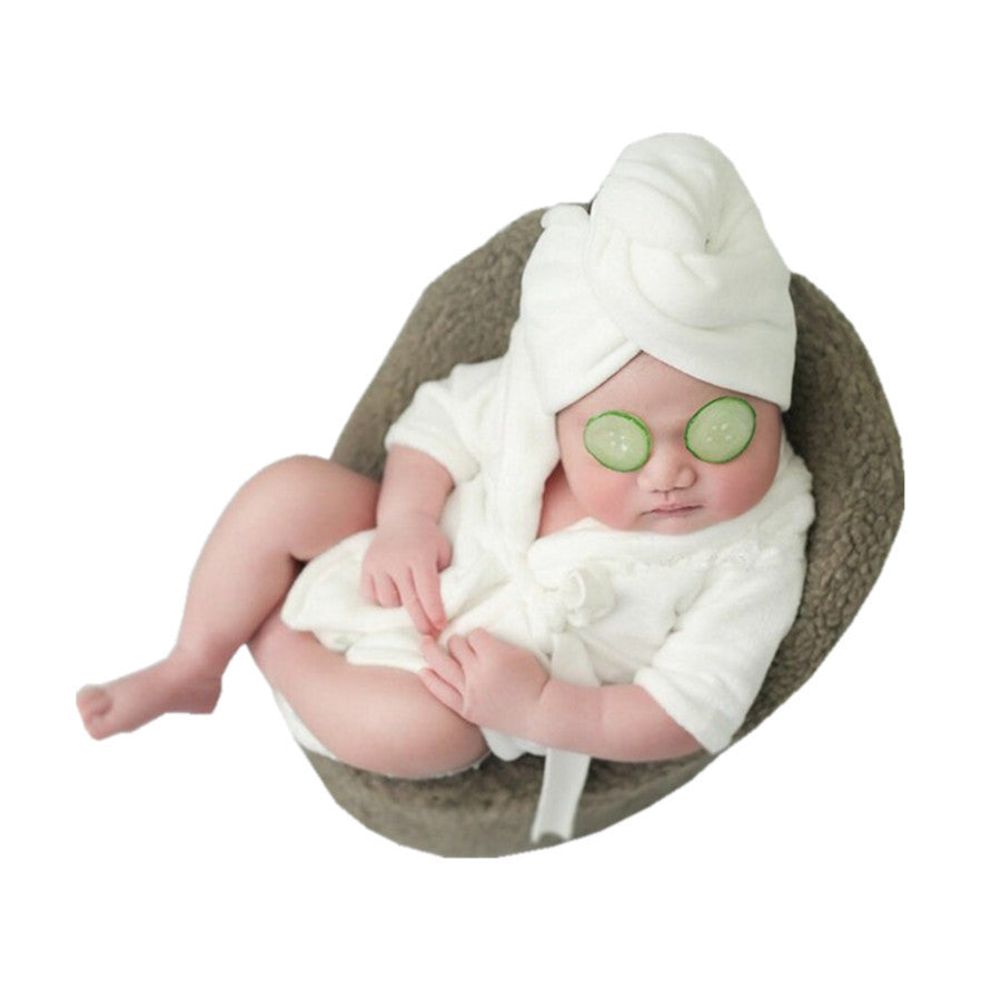 Newborn Baby Cotton Bathrobe Warm Bath Towel