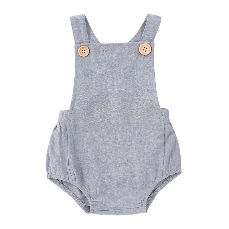 Baby Jumpsuit With Sling Triangle Crawl