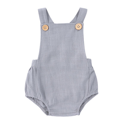 Baby Jumpsuit With Sling Triangle Crawl