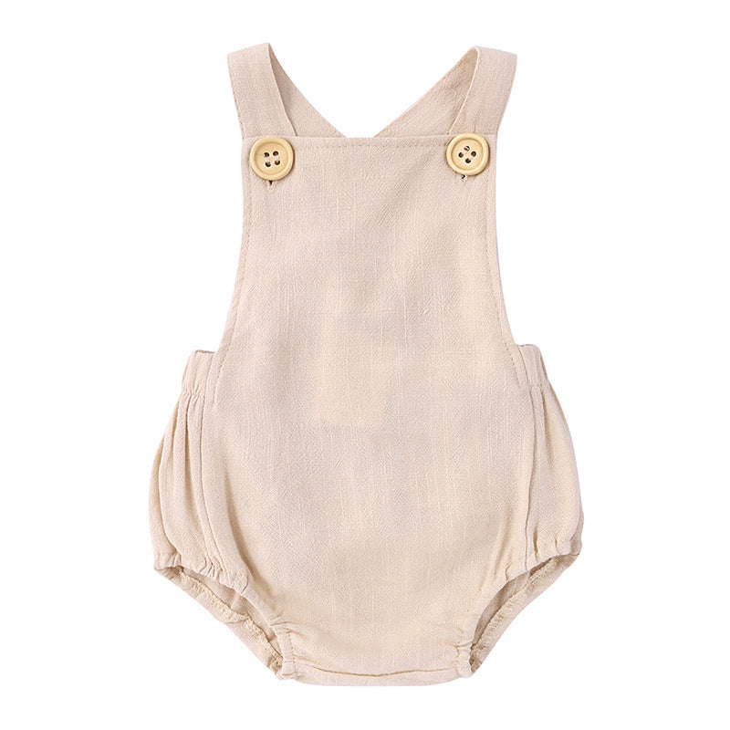 Baby Jumpsuit With Sling Triangle Crawl