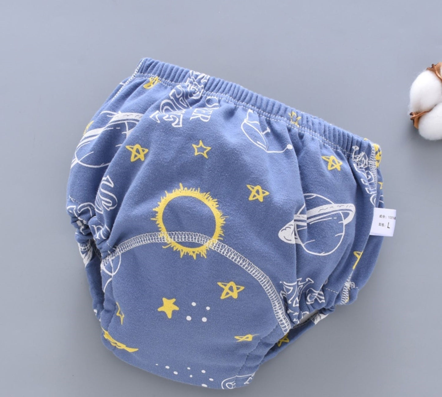 Baby Diaper Pants Cotton Washable Summer Breathable Thin Waterproof