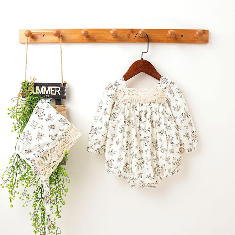 Female Baby Small Floral Short Sleeve