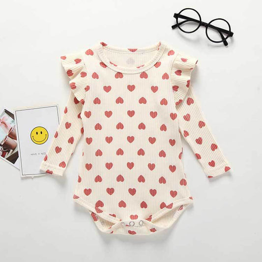 Love Baby Romper Cotton Long Sleeves