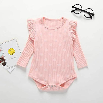 Love Baby Romper Cotton Long Sleeves