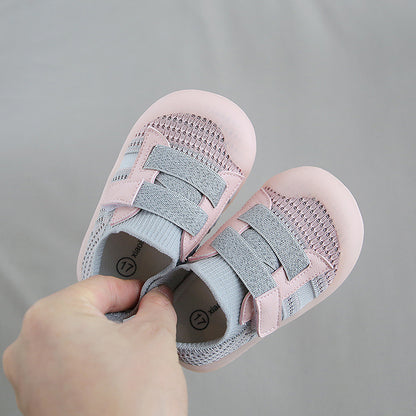 Baby Toddler Shoes Jelly Bottom Velcro Baby Shoes