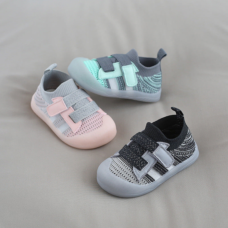 Baby Toddler Shoes Jelly Bottom Velcro Baby Shoes