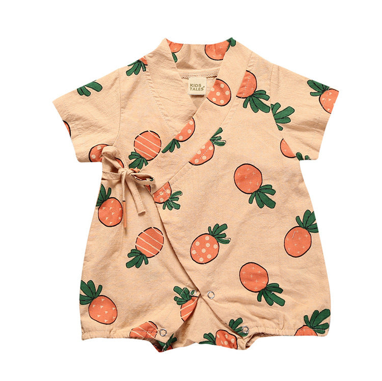 Baby Summer Monk Dress Printed One Piece Dress