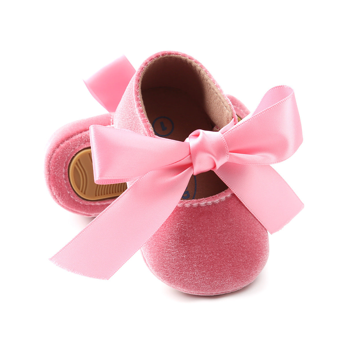 Ribbon Spring And Autumn Baby Princess Shoes Baby Shoes Soft-soled Toddler Shoes Baby Shoes