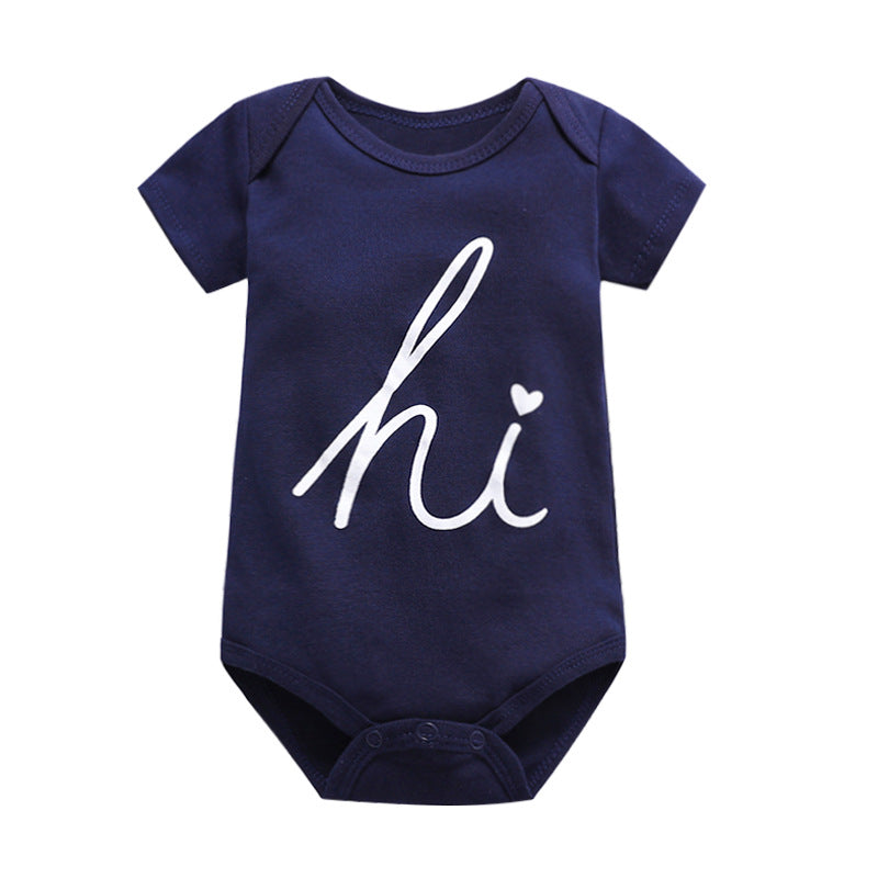 Newborn Baby Triangle Romper Jumpsuit Summer Baby Children's Suit