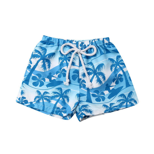 Baby Boy Printed Swim Trunks Vacation Kid Infant Swimwear Beach Swimsuit Swimming Shorts