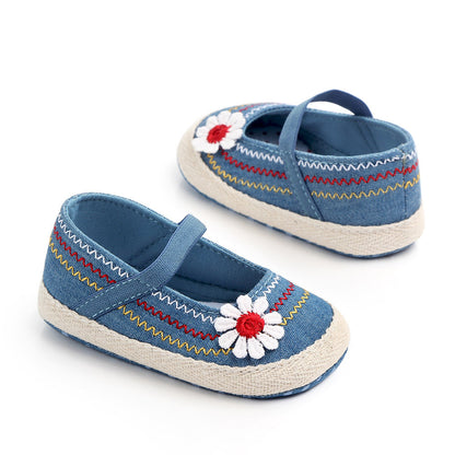 Baby Shoes Soft Bottom Non-slip Toddler Shoes Retro Step Front Shoes Baby Shoes