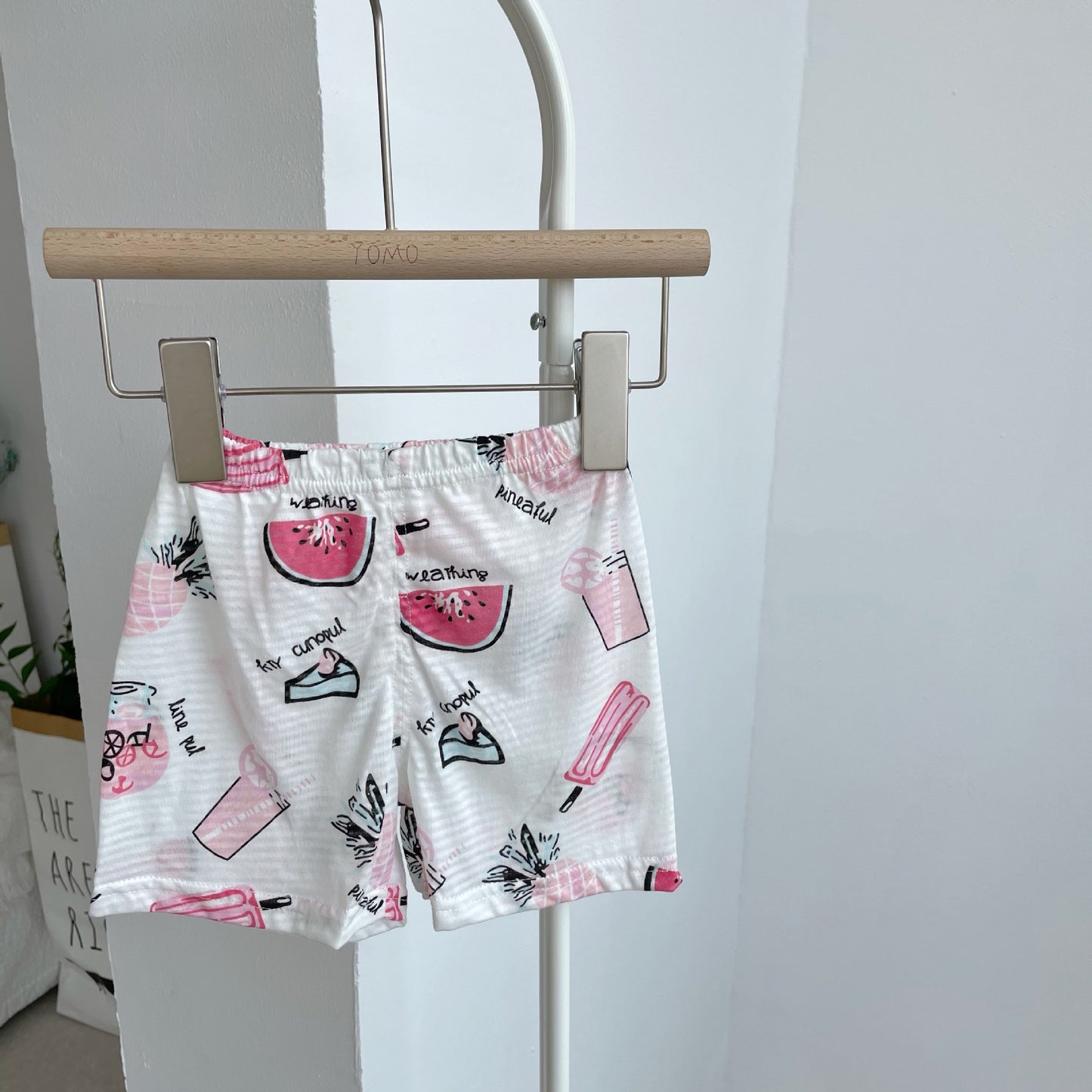 Baby Summer Breathable Slub Cotton Shorts