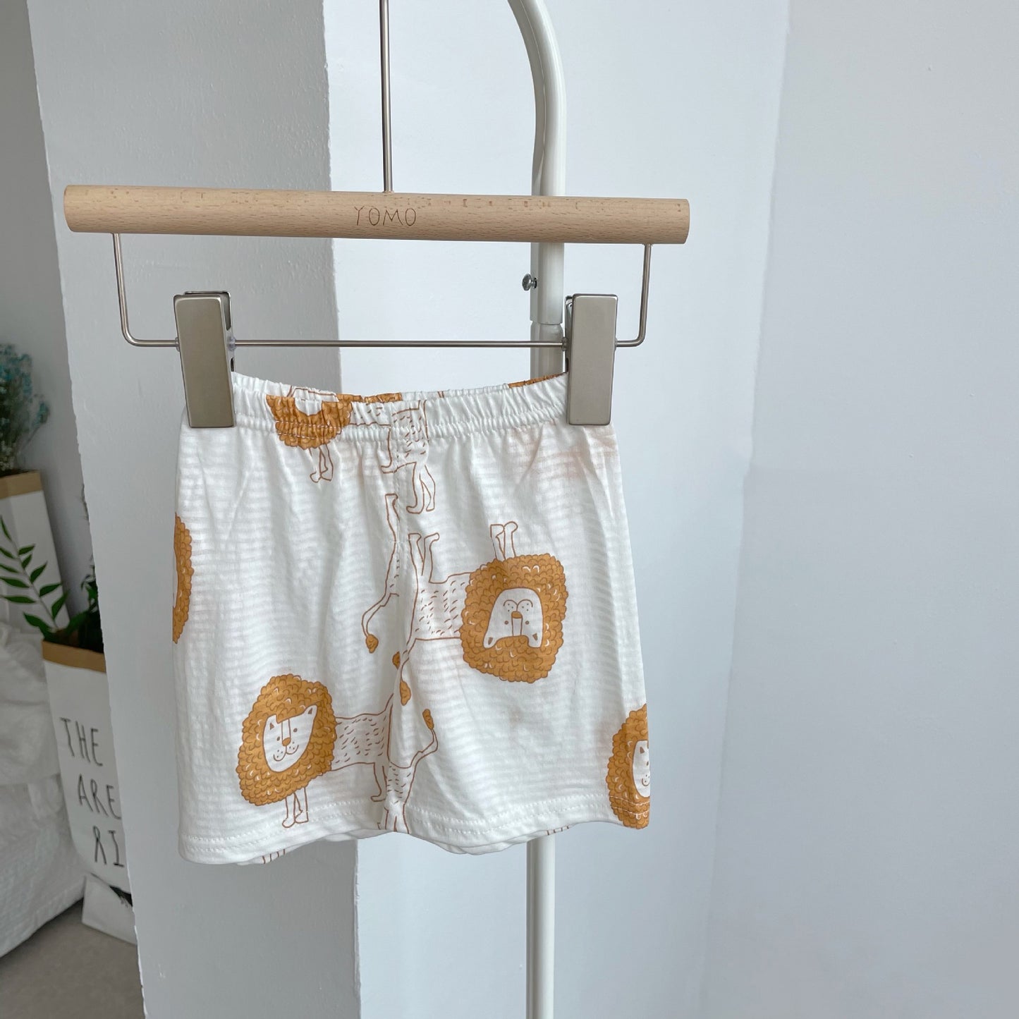 Baby Summer Breathable Slub Cotton Shorts