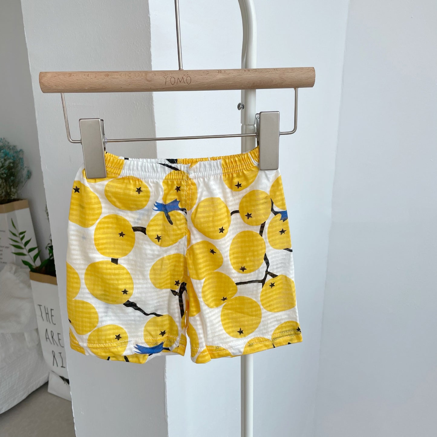 Baby Summer Breathable Slub Cotton Shorts