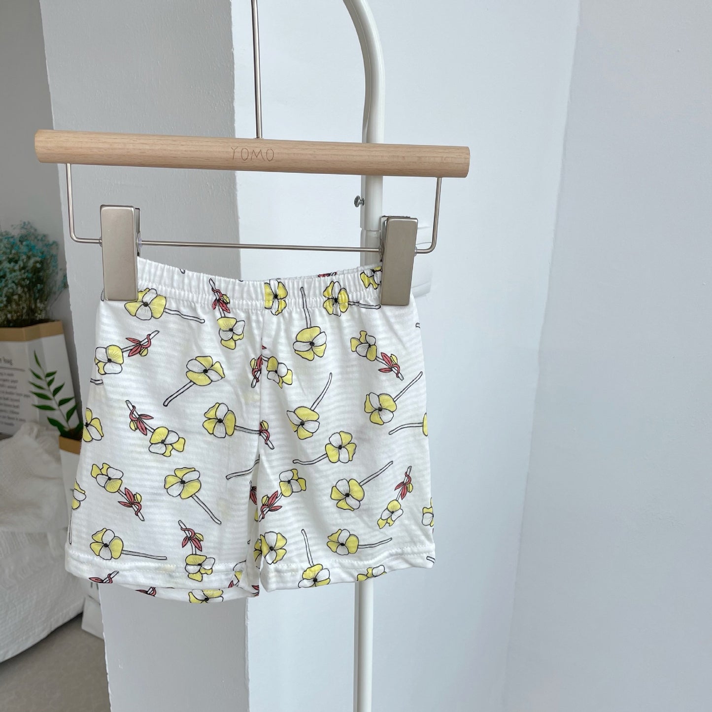 Baby Summer Breathable Slub Cotton Shorts