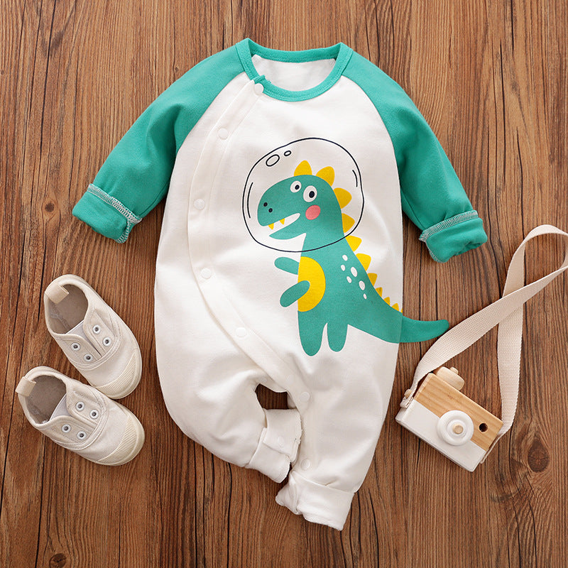 Rompers Cartoon Cute Male Baby Boy Clothes For Newborn Overalls