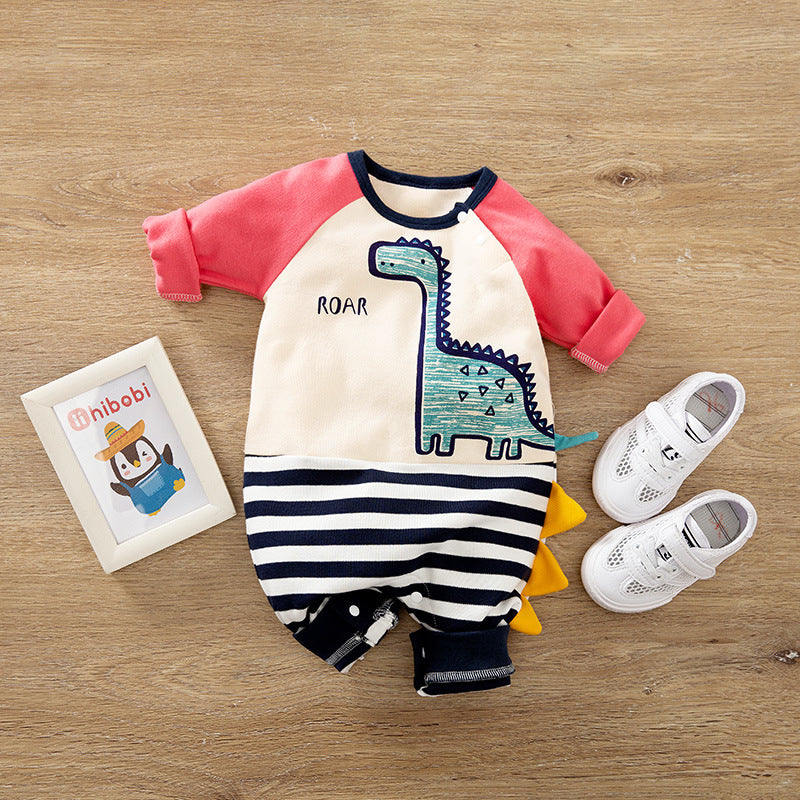 Rompers Cartoon Cute Male Baby Boy Clothes For Newborn Overalls