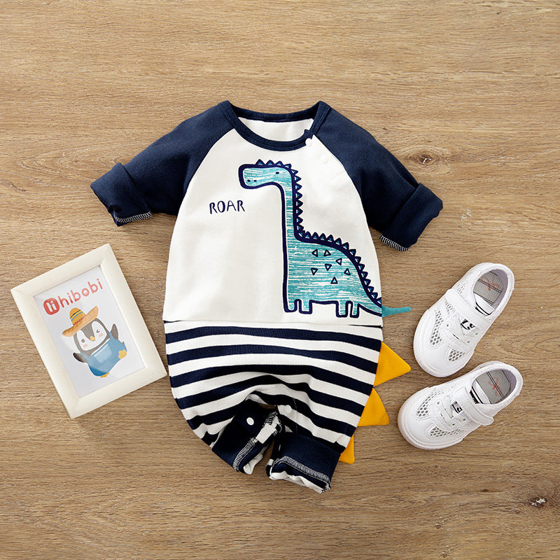 Rompers Cartoon Cute Male Baby Boy Clothes For Newborn Overalls