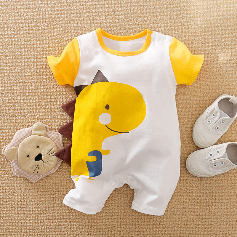 Rompers Cartoon Cute Male Baby Boy Clothes For Newborn Overalls