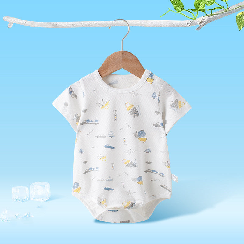 Female Baby Male Triangle Romper Thin Summer Jumpsuit Newborn Clothes