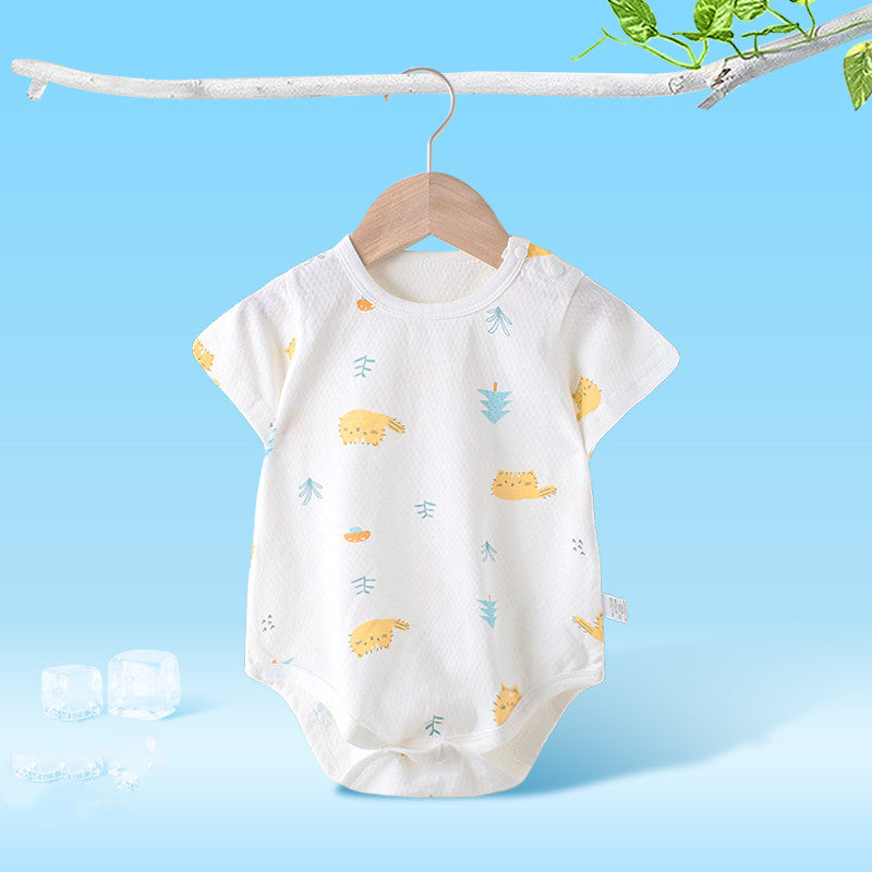 Female Baby Male Triangle Romper Thin Summer Jumpsuit Newborn Clothes