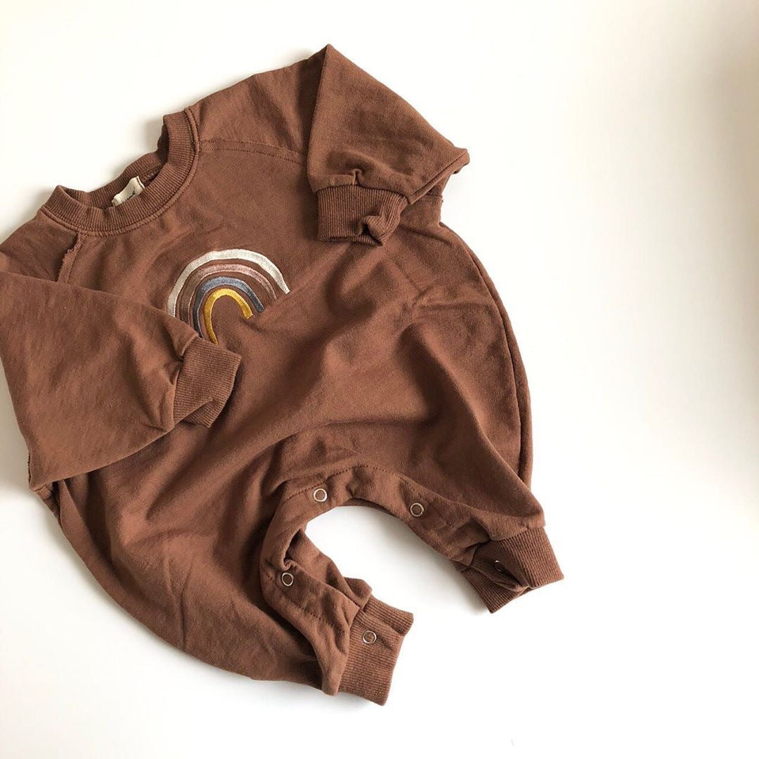 Rainbow series baby romper