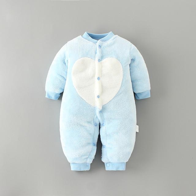 Baby flannel jumpsuit