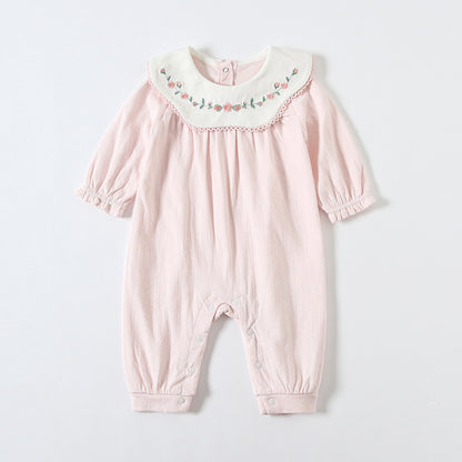 Baby Girl Lace Strap Jumpsuit