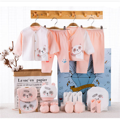 Newborn gift box baby clothes set cotton