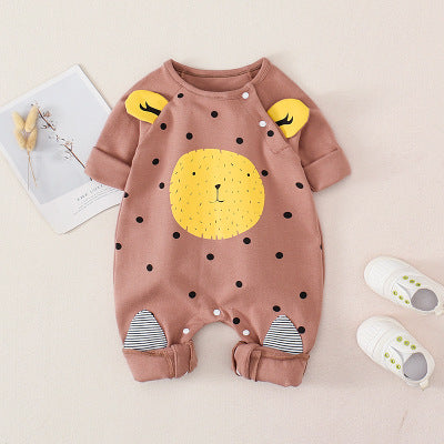 Baby jumpsuit spring and autumn infant romper