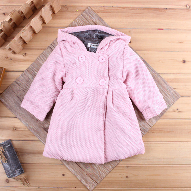 Warm Winter Coat Baby Wear Hoodie Jacket for Baby and Toddler Girls