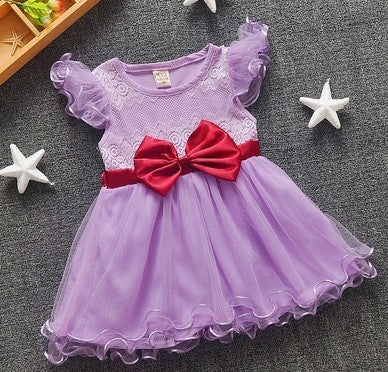 Baby Girl Dress Summer Short Sleeve Kid Princess Dress