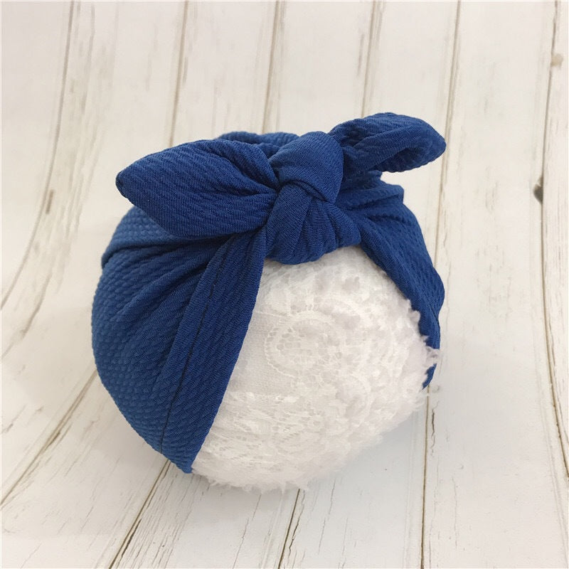 Bow baby hat