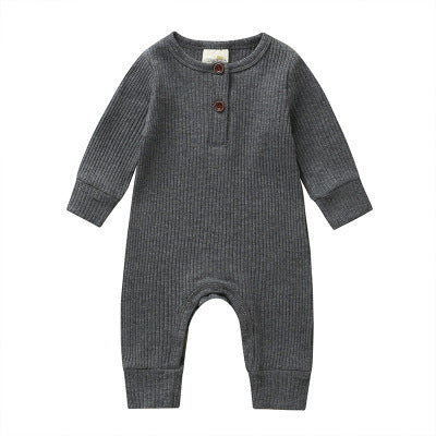 Baby Jumpsuit Pit Striped Cotton Trousers Romper