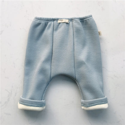 Baby Casual Cotton Pants Autumn Winter Boy Girl Trousers