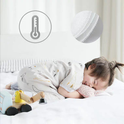 Baby thin bamboo cotton gauze sleeping bag