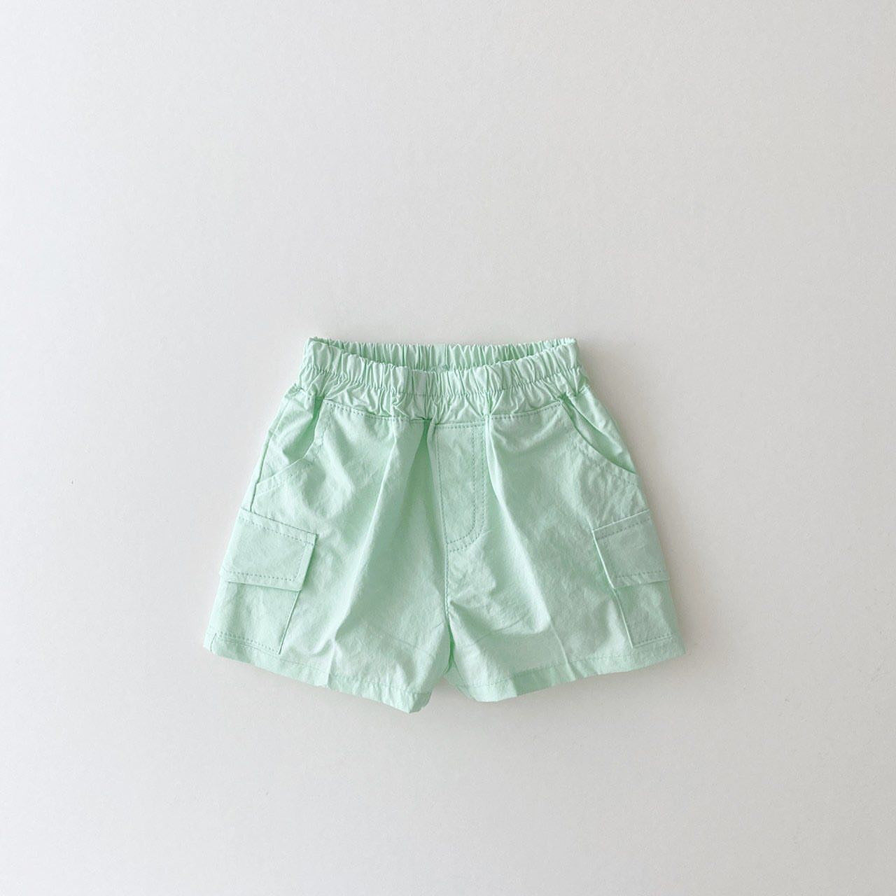 Baby Solid Color Shorts Pure Cotton