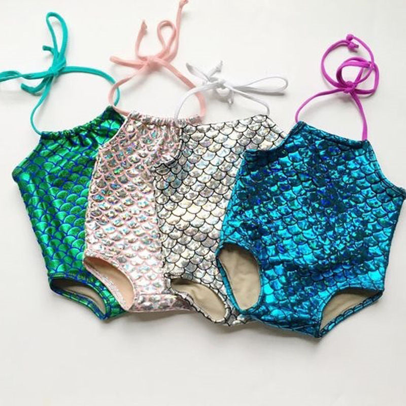 Hot Selling Mermaid One Piece Swimsuit Baby Girl Bikini New