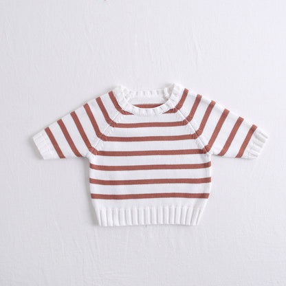 Two-piece baby knitted sweater shorts