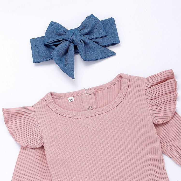 Baby Long Sleeve T Shirt and Pants Set