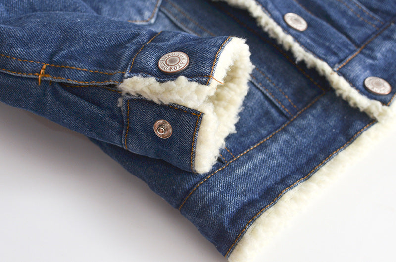 Cotton Cowboy Style Jeans Jacket Coat