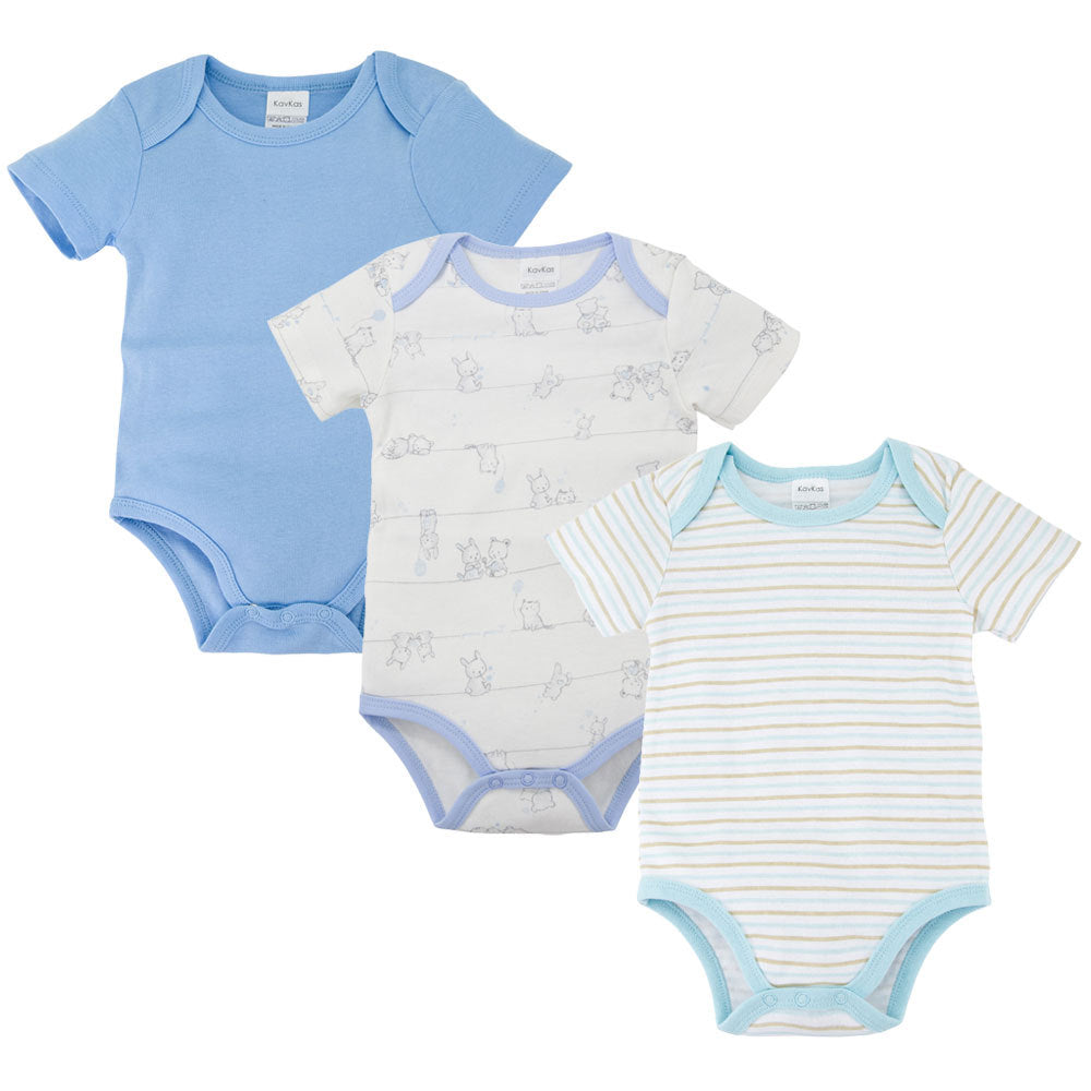 Three-piece baby triangle romper