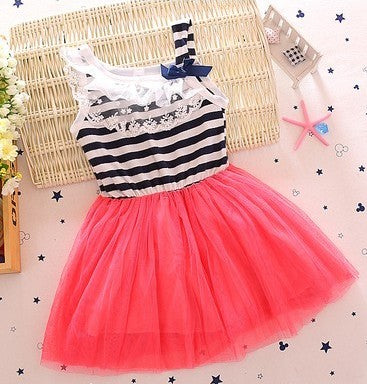 Baby Girl Dress Summer Short Sleeve Kid Princess Dress