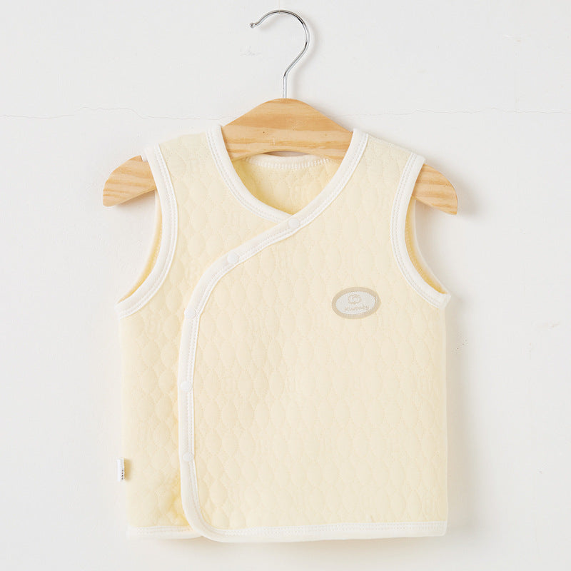 Children's Cotton Vest Baby Warmth Thickened In Spring Autumn And Winter