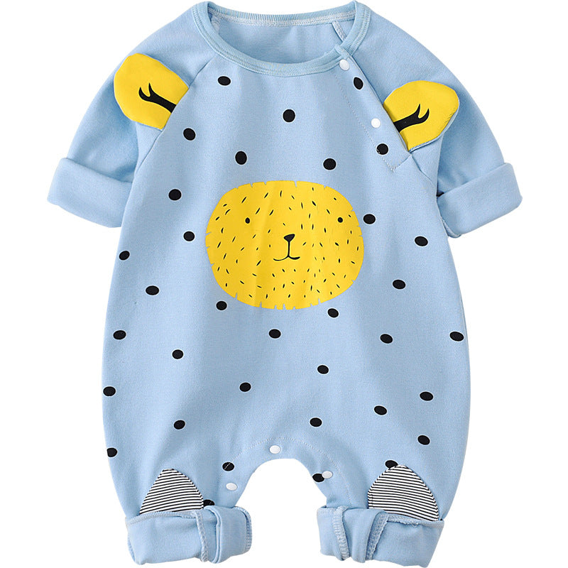 Baby jumpsuit spring and autumn infant romper