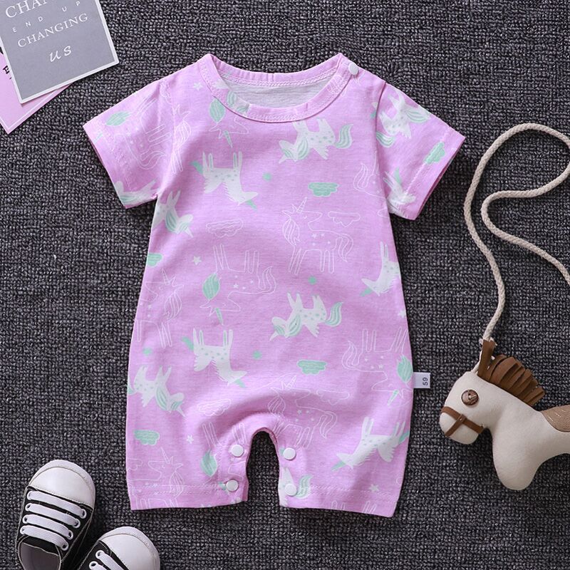 Fashion Baby Cotton One-piece Cartoon Romper