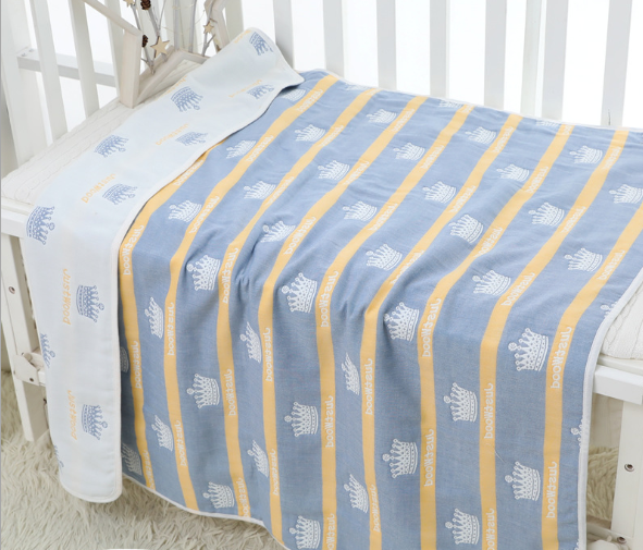 110 * 110cm Baby Bath Towel Cover Blanket Gauze Children Quilt Pure Cotton 6 Six Layer Gauze Bath Towel