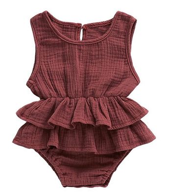 Baby Romper with Ruffles Girl Clothing