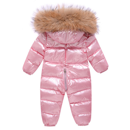 Baby one-piece down jacket